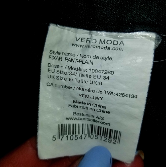 COPY - Black linen pants - Picture 4 of 12